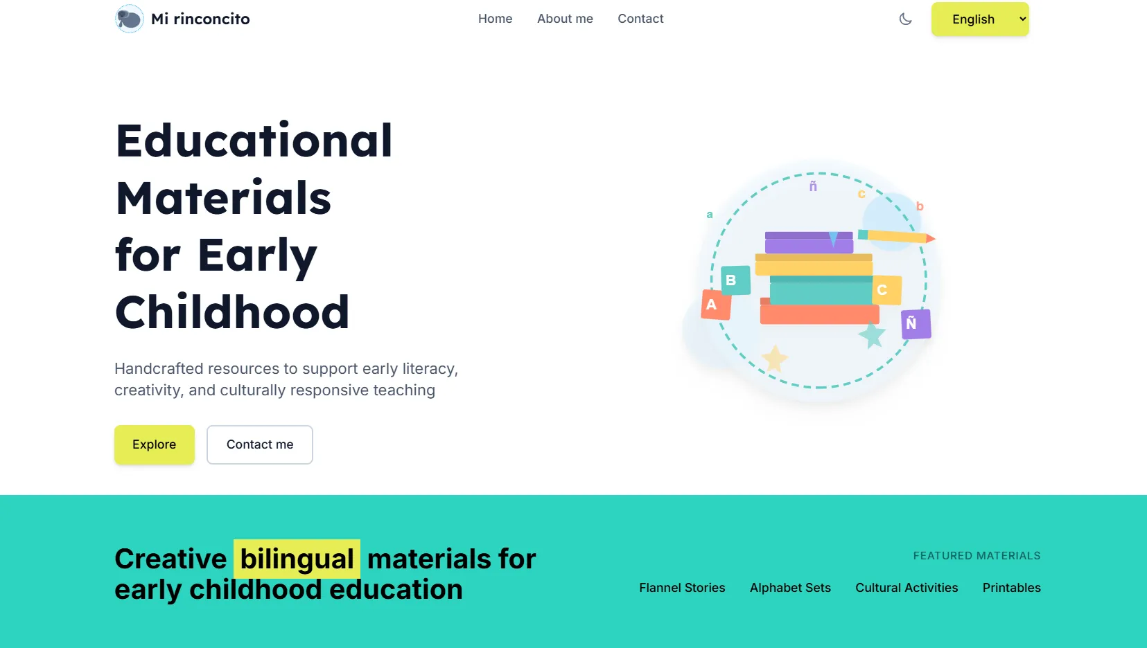 A screenshot of https://mi-rinconcito.netlify.app/en/